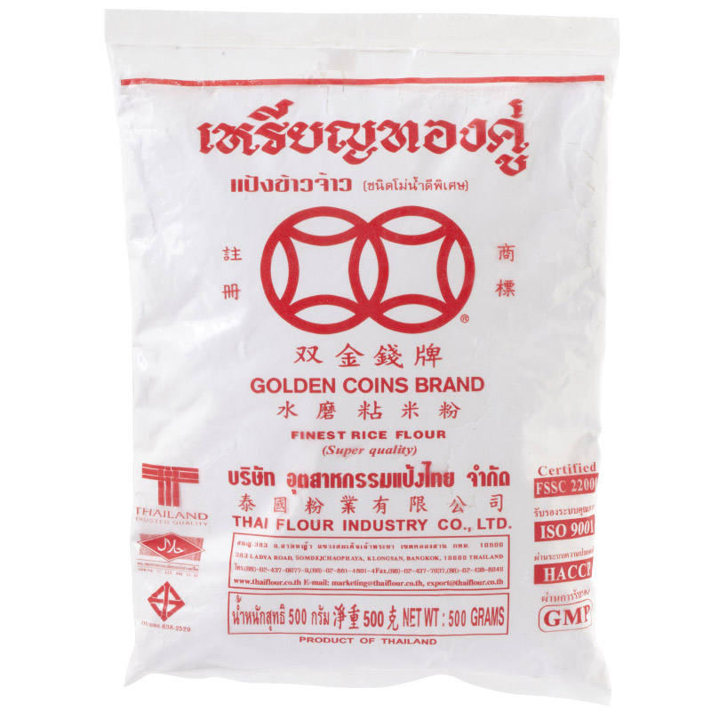Golden Coins Super Quality Finest Rice Flour - 500g Pack