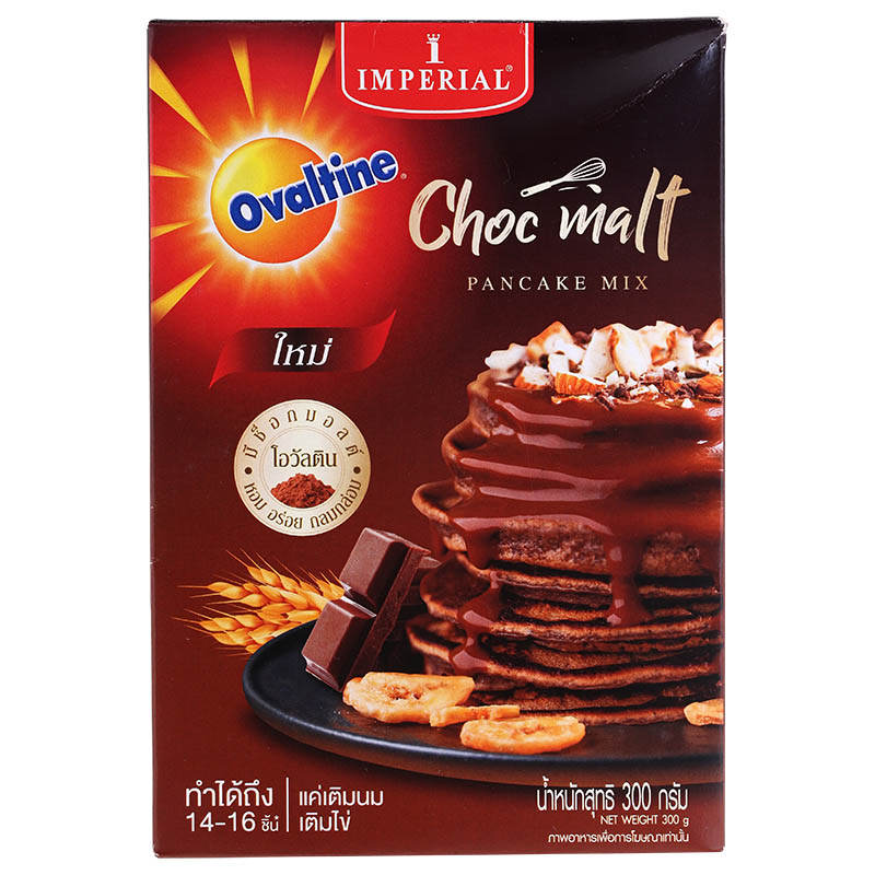 Imperial Ovaltine Choc Malt Pancake Mix 300g