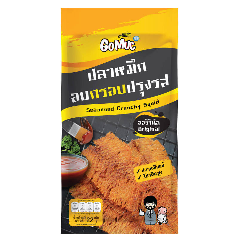Gomuc Seasoned Crunchy Squid 22g - Premium Snack