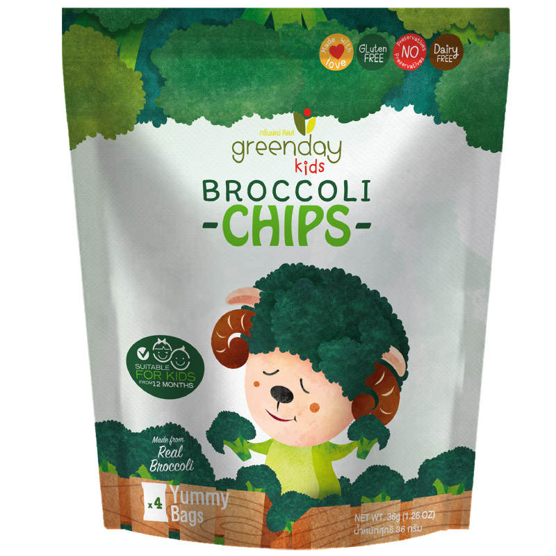 Greenday Broccoli Chips - 36g