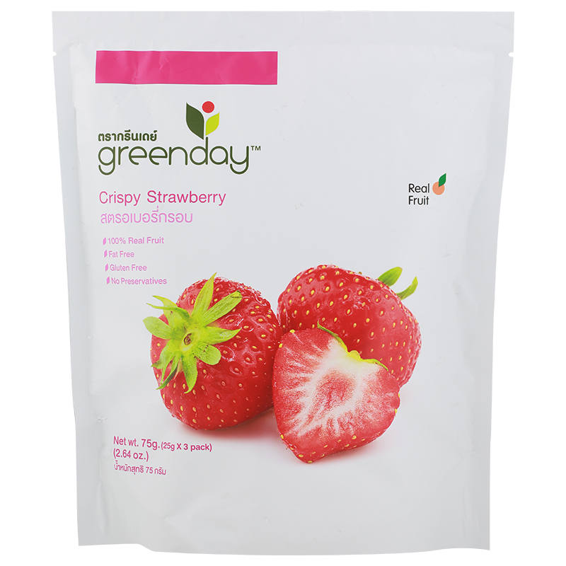 Greenday Crispy Strawberry 75g