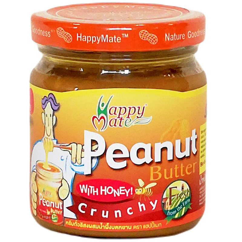 Happy Mate Peanut Butter with Honey Spread, 200g