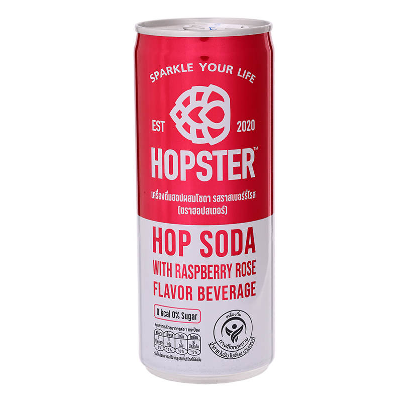 Hopster Raspberry Rose Soda 250ml