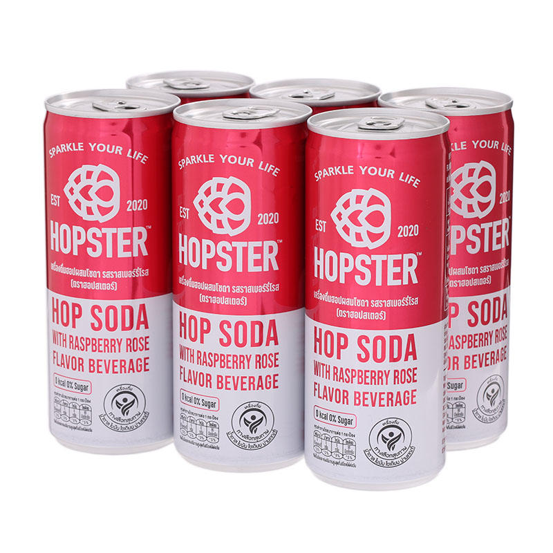 Hopster Raspberry Rose - 250ml Pack of 6