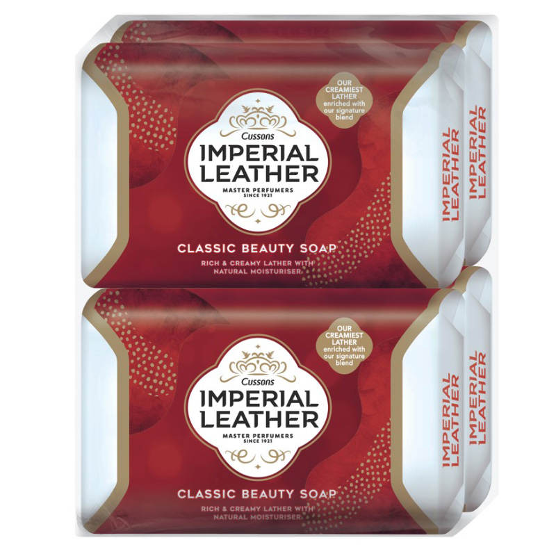Imperial Red Bar Soap - 95g Pack of 4