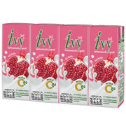 Ivy UHT Drinking Yogurt - Pomegranate Flavor - 180ml Pack of 4