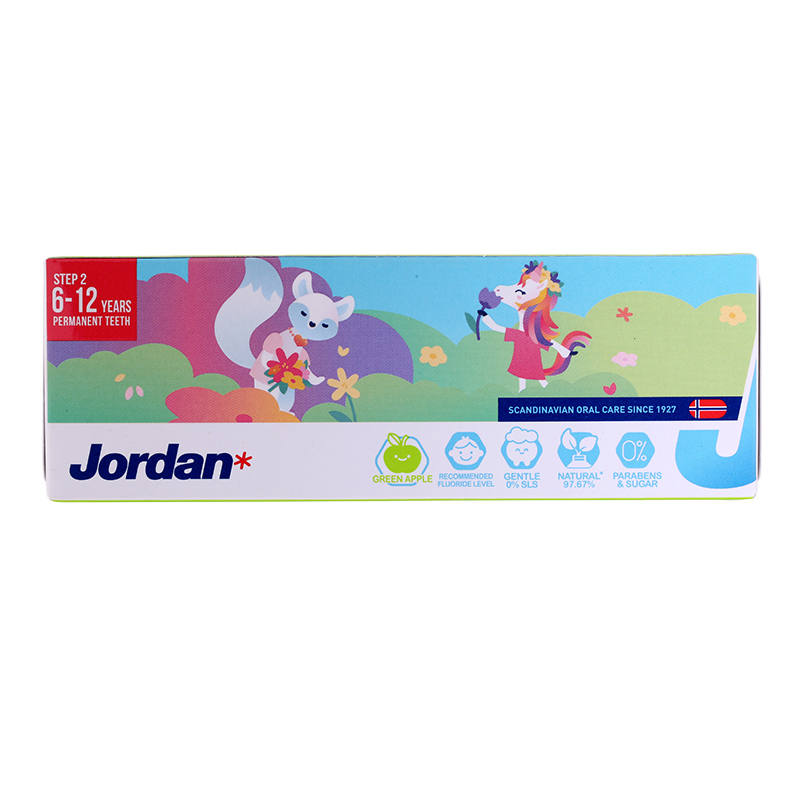 Jordan Green Apple Toothpaste for Children (6 to 12 Years) - 75g
