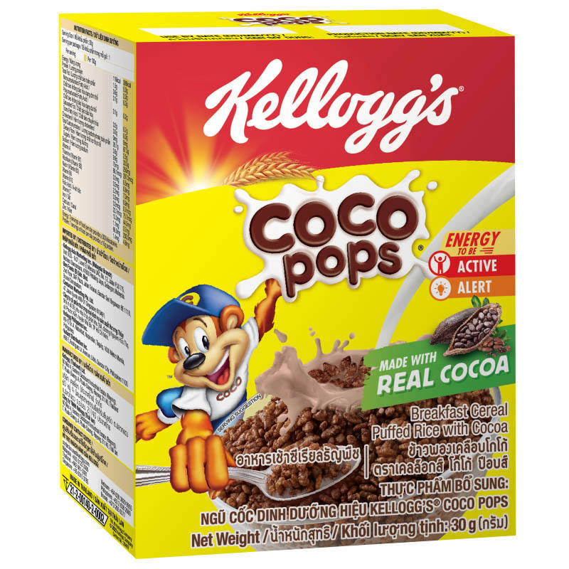 Kellogg's Cocoa Pops 30g - Nutritious Breakfast Cereal