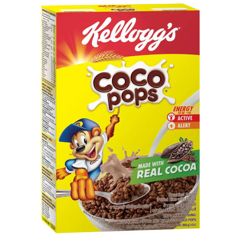 Kellogg's Cocoa Pop Breakfast Cereal - 350g