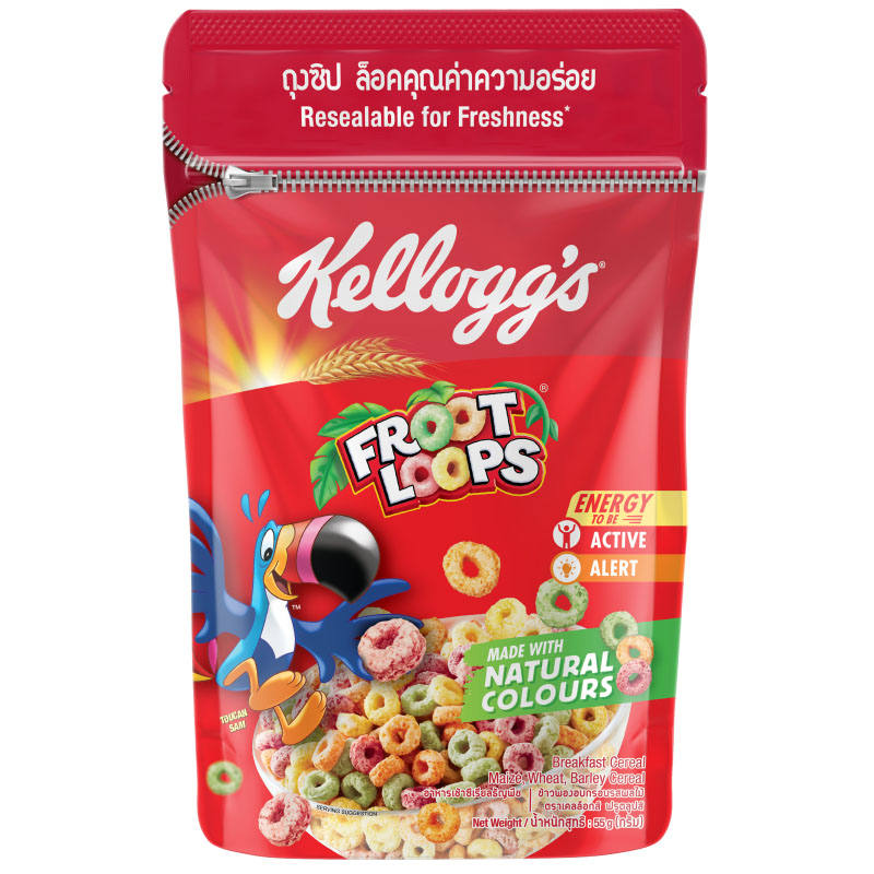 Kellogg's Froot Loops Cereal - 55g