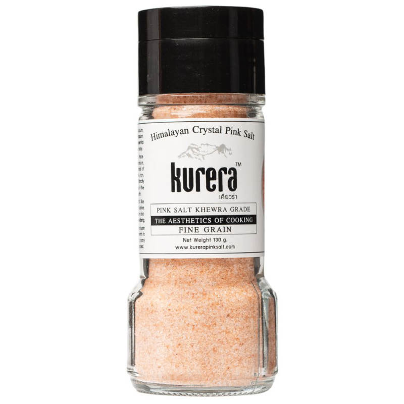 Kurera Fine Grain Himalayan Pink Salt – 130g Bottle