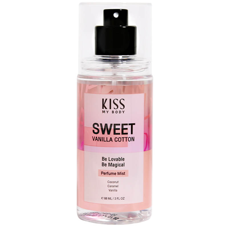 Kiss My Body Perfume Mist - Sweet Vanilla Cotton 88ml