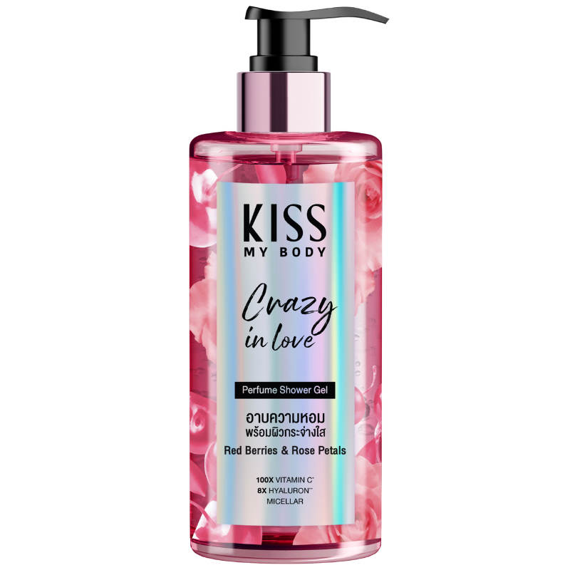 Kiss My Body Perfume Shower Gel - Crazy In Love, 380ml