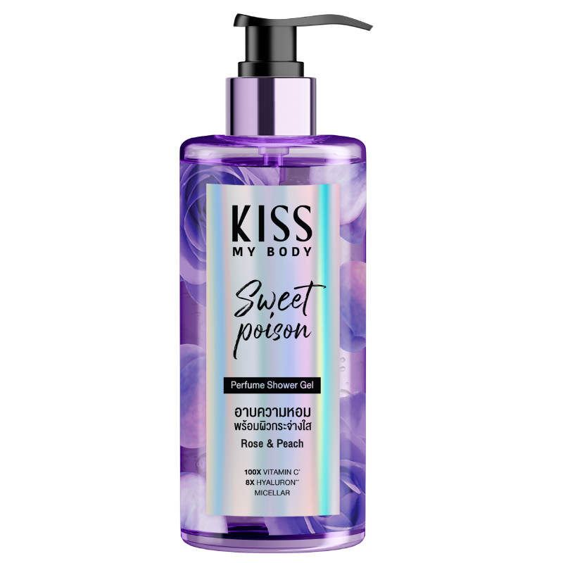 Kiss My Body Perfume Shower Gel - Sweet Poison 380ml