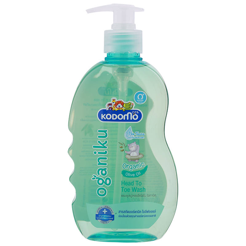 Kodomo Olive Oil Head to Toe Wash 360ml