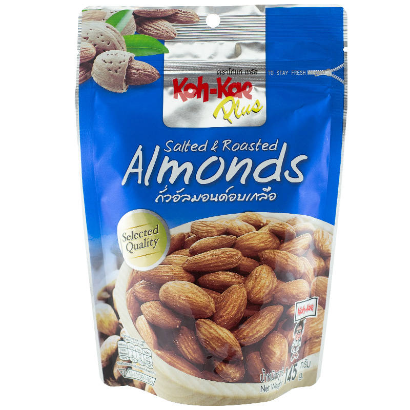 Koh Kae Plus Salted Almonds, 145g