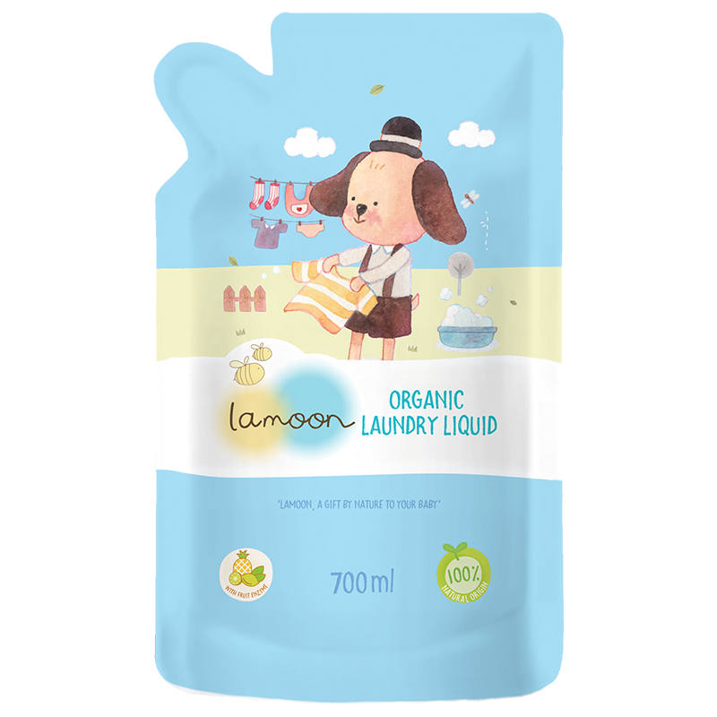 Lamoon Organic Baby Laundry Liquid - 700ml Refill