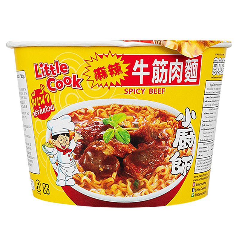 Little Cook Instant Noodles Hot Beef Flavor - 150g Pack
