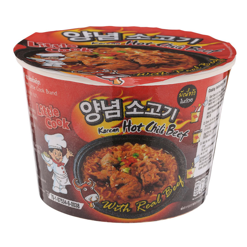 Little Cook Instant Ramen Korean Hot Chili Beef, 150g