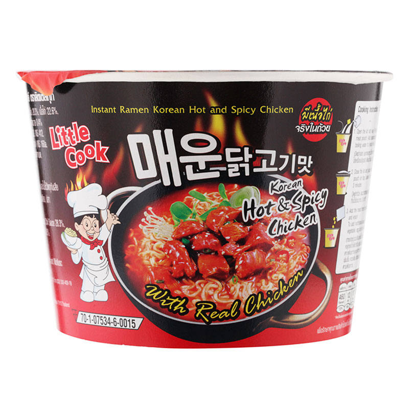 Little Cook Korean Hot and Spicy Chicken Instant Ramen 150g