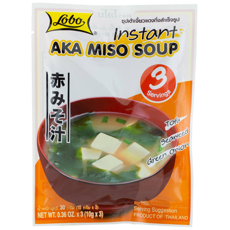 Lobo Instant Aka Miso Soup 30g Pack