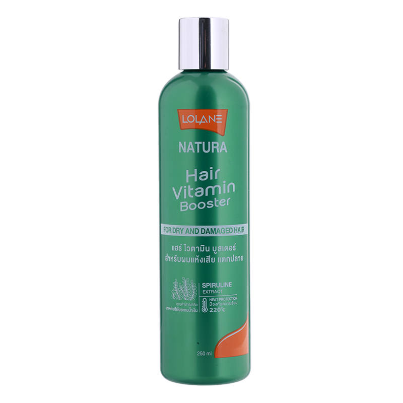 Lolane Natura Hair Vitamin Booster for Dry and Damaged Hair - Leave-On Treatment - 250 ml