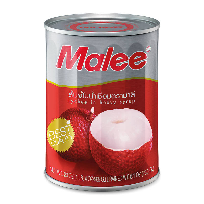 Malee Lychee in Syrup, 565g Can