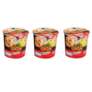MAMA Instant Noodles Cup, Tom Yum Flavor, 42g - Pack of 3