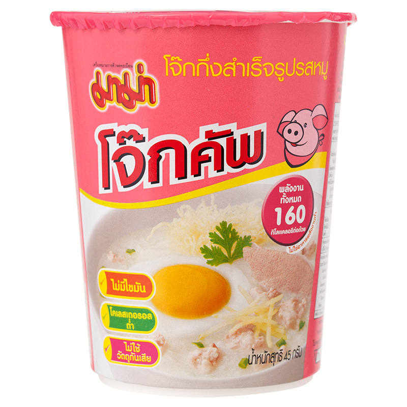 Mama Instant Rice Porridge Cup - Pork Flavor (45g)