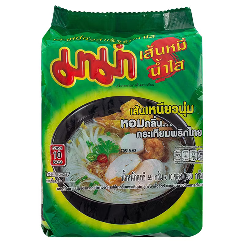 Mama Instant Rice Vermicelli Clear Soup - 55g Pack of 10