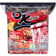 Mama Oriental Kitchen Instant Noodles - Mala Beef Flavor (85g, Pack of 4)