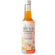 Mind Kombucha Sparkling Yuzu and Peach Flavored Drink - 250ml