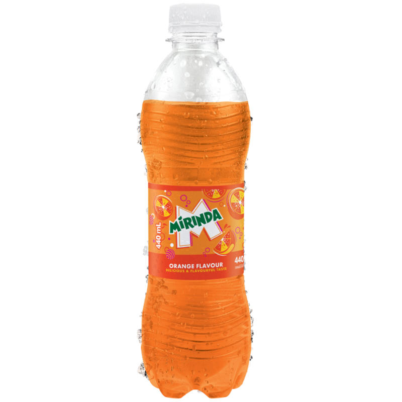 Mirinda Orange Flavor Soft Drink 440ml