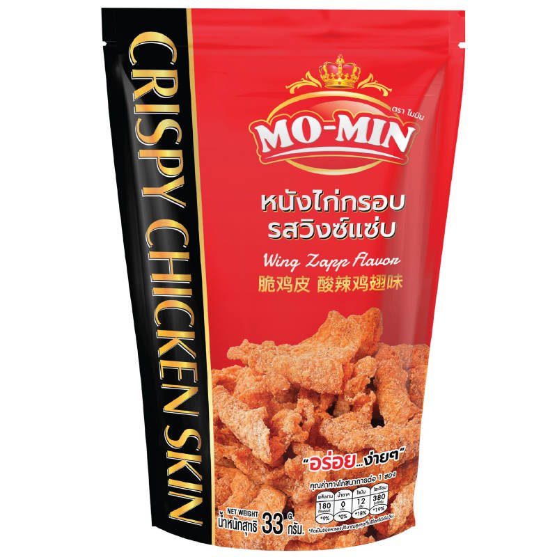 MoMin Crispy Chicken Skin Zapp Flavor - 33g