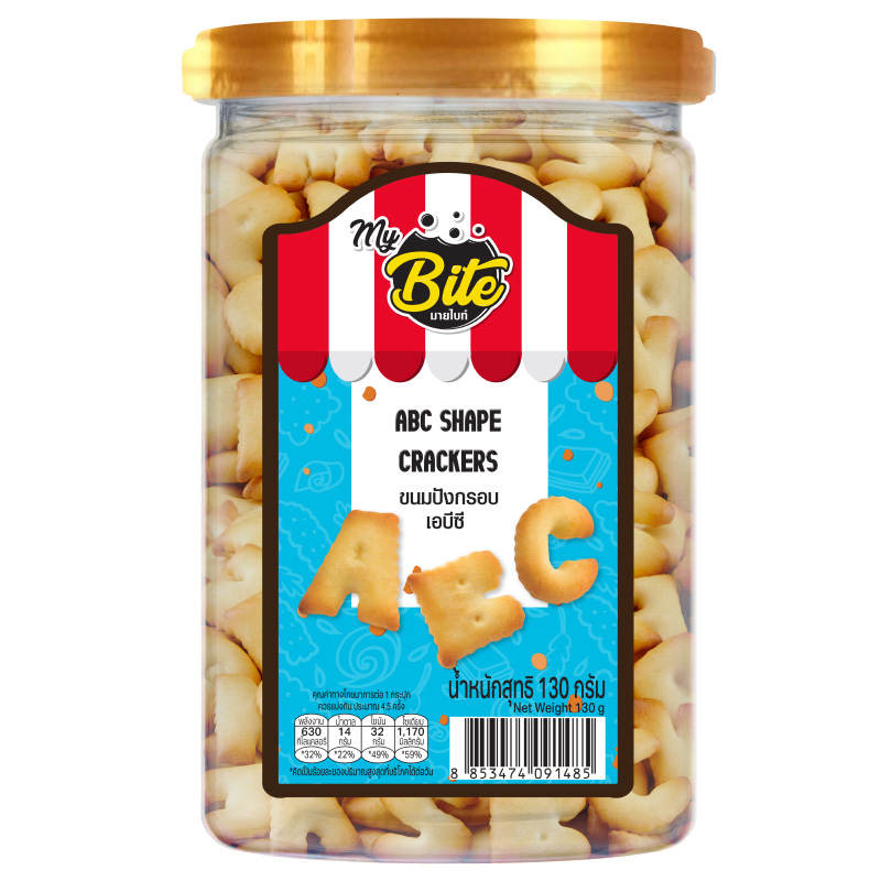 My Bite ABC Shape Crackers 130g