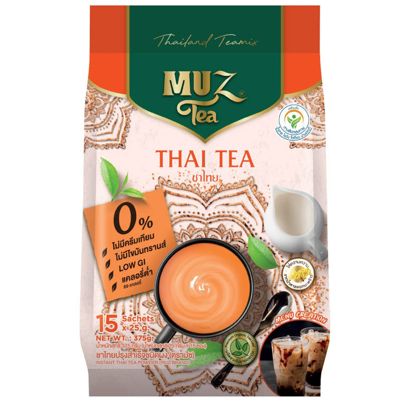 Muz Instant Thai Tea - 20g x 15 Sachets