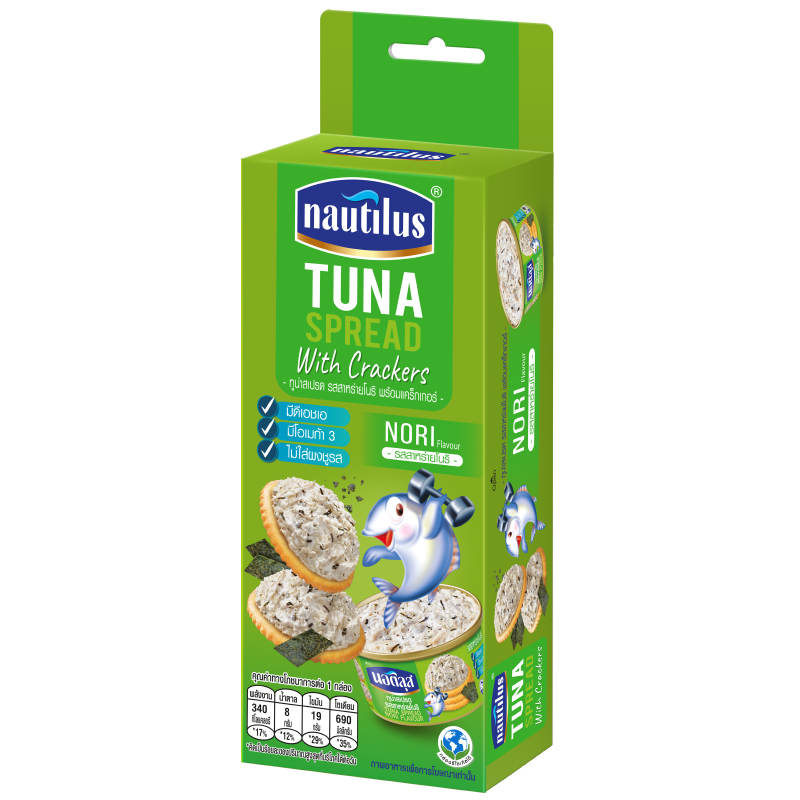 Nautilus Tuna Spread with Nori and Cracker, 117g