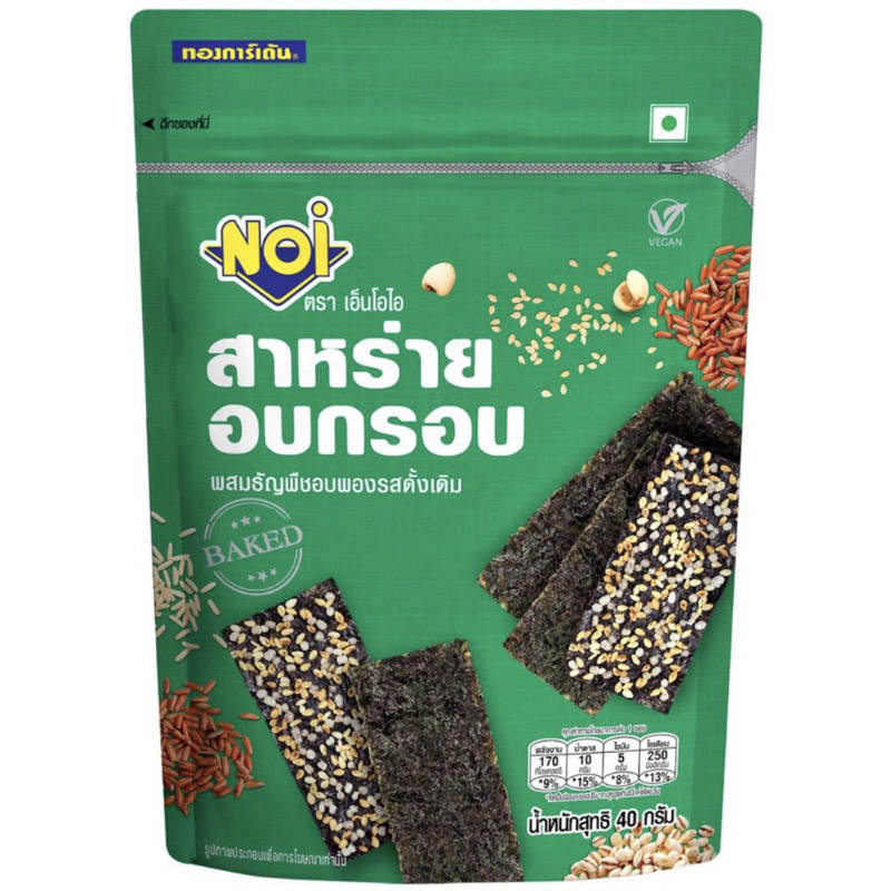 NOI Crispy Seaweed with Popping Grains - Original Flavor 40g