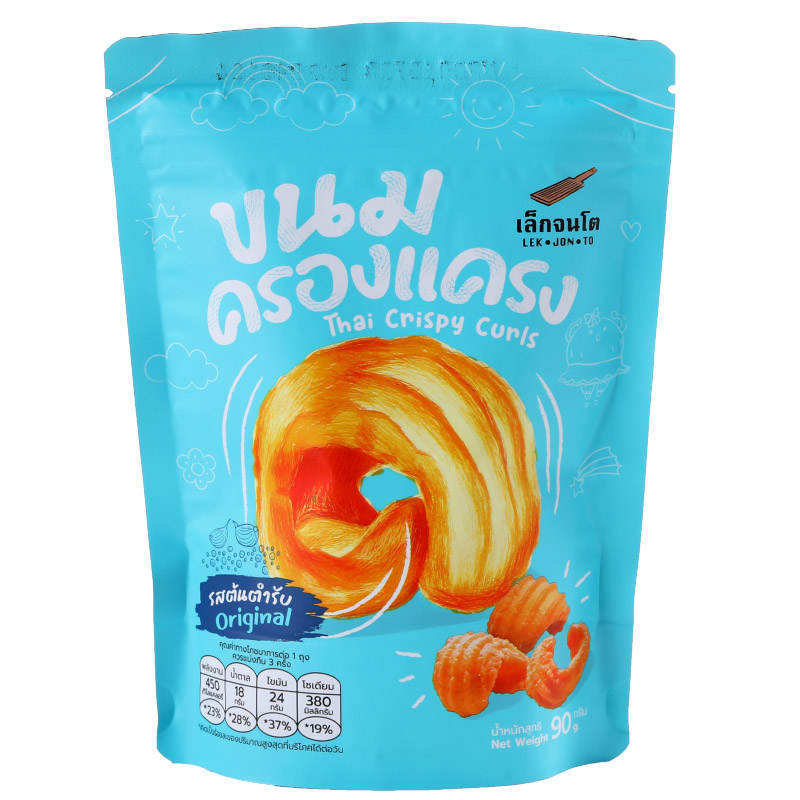 Lek Jon Thai Crispy Curl Original Flavor - 90g