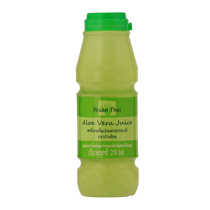 Waan Thai Aloe Vera Juice - Convenient 250ml Bottle