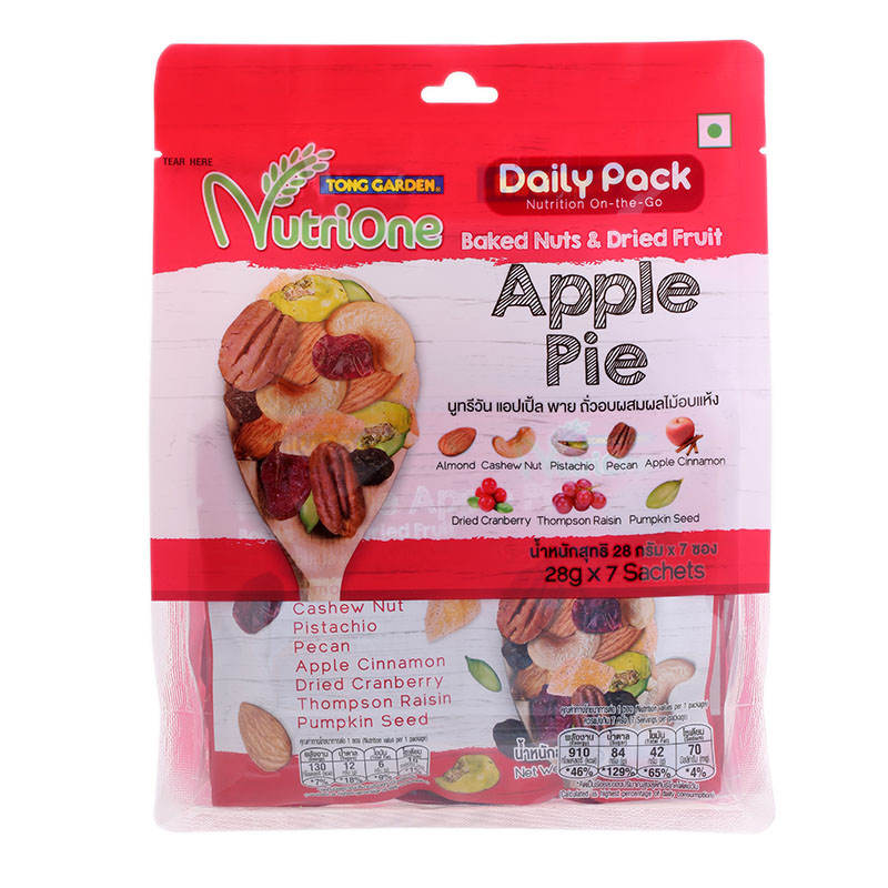 Nutrione Apple Pie Baked Nuts and Dried Fruit – 196g