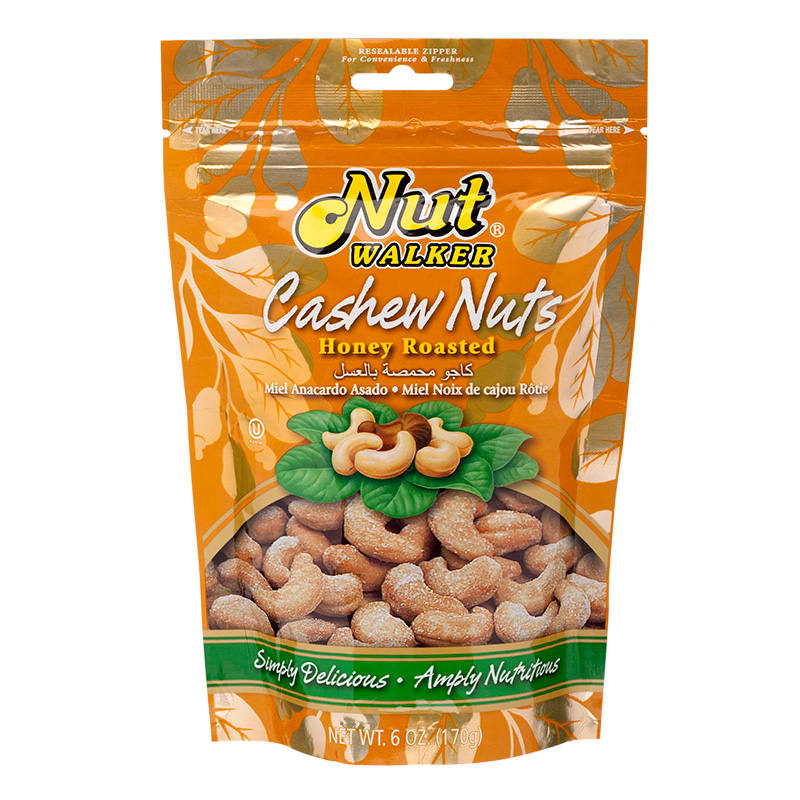 Nut Walker Dry Roasted Honey Cashew Nuts - 160g
