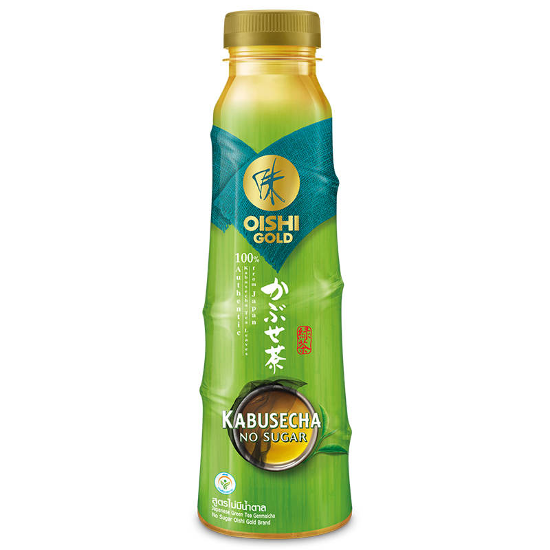 Oishi Gold Kabusecha Japanese Green Tea Drink - No Sugar, 400ml