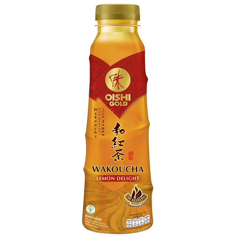 Oishi Gold Wakoucha Tea Drink with Lemon Flavor - 400ml