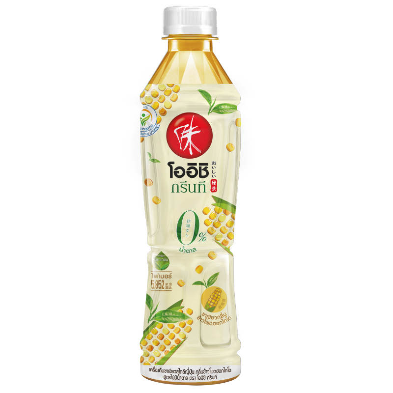 Oishi Green Tea Hokkaido Corn 380ml No Sugar