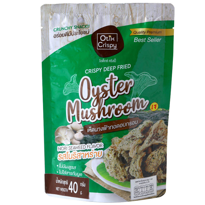 Otix Crispy Oyster Mushroom with Nori Seaweed Flavor - 40g