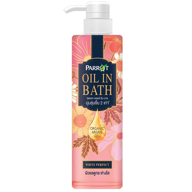 Parrot Natural Filler Oil in White Perfect Bath - 400ml