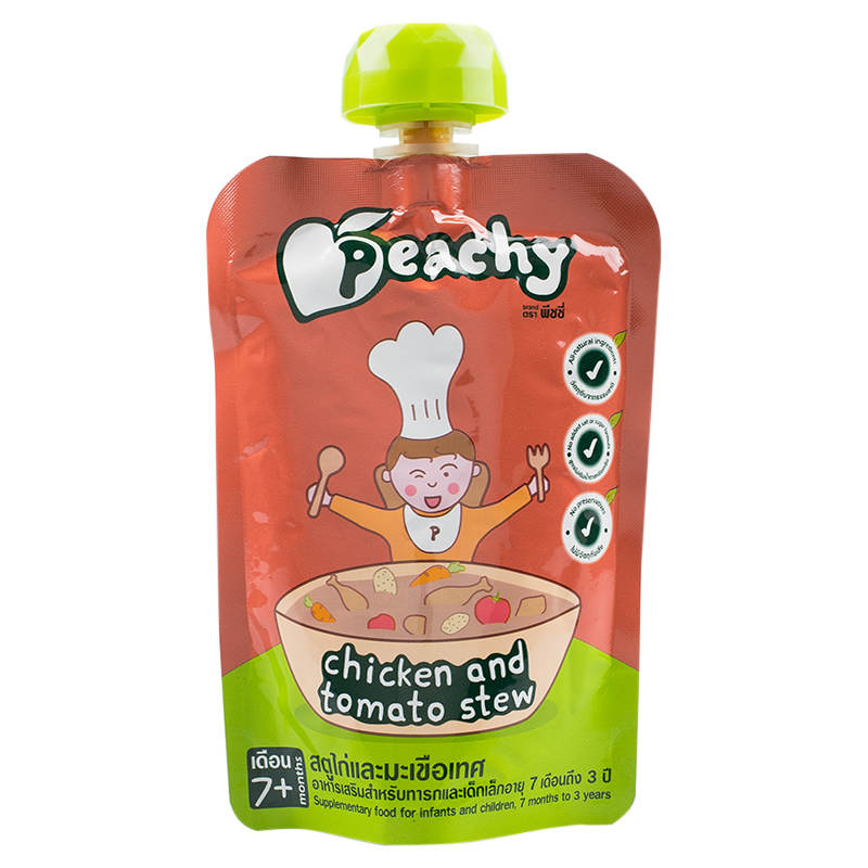 Peachy Chicken and Tomato Stew for Babies - 125g