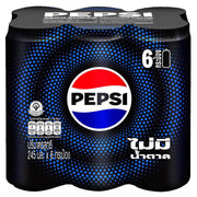 Pepsi Zero Sugar Cola - 245ml Pack of 6