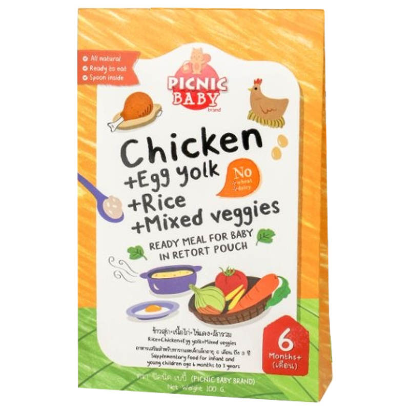 Picnic Baby Chicken Baby Food - 100g Pack